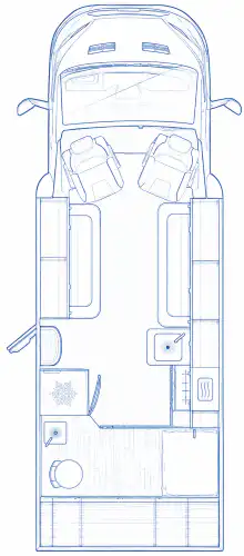 777062 Autotrail F67 Layout