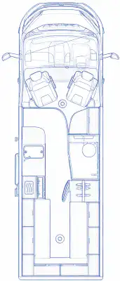 2E21F5A Autotrail V Line 635 Sport Layout