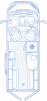 76F43A Autotrail Expedition54 Layout