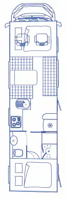 75BB22 Burstner Argos 474 2g Layout
