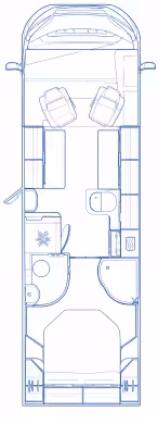 75EAEE Autotrail Grande Frontier Gf80 Layout