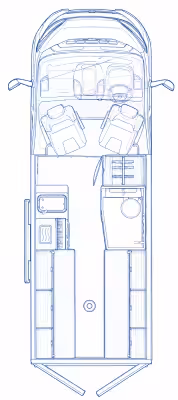 76B0A6 Autotrail V Line 610 Se Layout