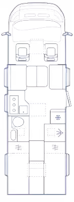 76B38E Adria Coral Supreme 670 Dl Layout