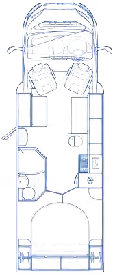 76CD36 Autotrail Imala 730 Layout