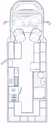 7732FA Autotrail Imala 736 Layout