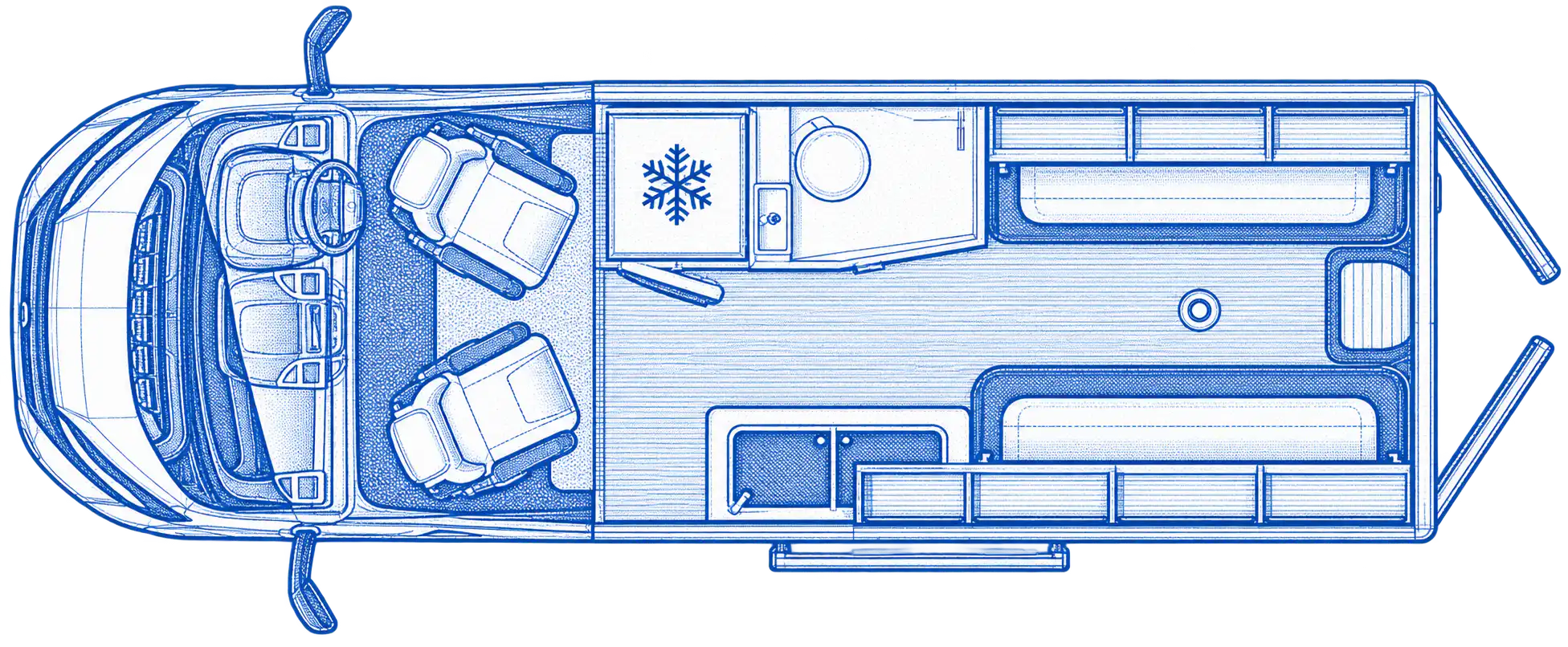 79675A Autotrail Expedition 66 Layout