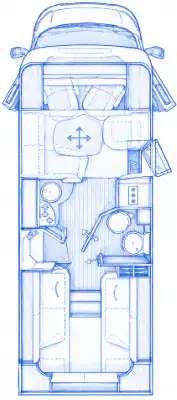 75D92E Carthago C1Tourer T 147 RB LE K Comfort Layout