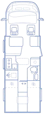 76B336 Adria Coral Supreme 670 Sl Layout