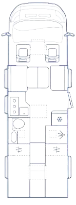 76B38E Adria Coral Supreme 670 Dl Layout
