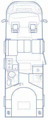 76B3C6 Adria Matrix Supreme 670 Dc Layout