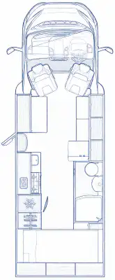 77B71E Autotrail Imala 736g Layout
