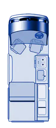 781222 Volkswagen Transporter Layout BLUE
