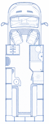 78556E Autotrail F68 Layout