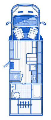 799BDA Autotrail Excel 675b Layout