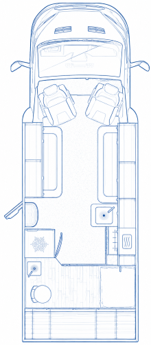 777062 Autotrail F67 Layout