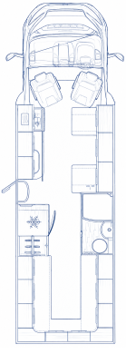 6CFA2E Autotrail Scout Layout