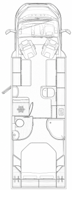72C7E6 Autotrail Delaware Layout