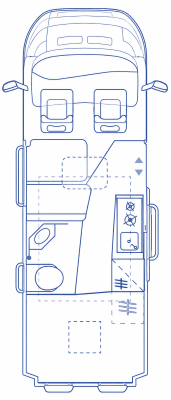 73723E Adria Twin Sports 600 Spb Layout
