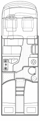 75B142 Mobilvetta K Yacht 85 Layout