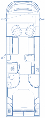 75EAEE Autotrail Grande Frontier Gf80 Layout
