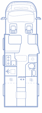 76B336 Adria Coral Supreme 670 Sl Layout