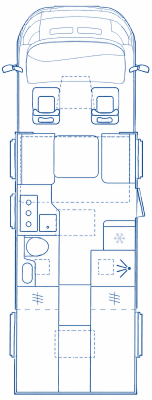 76B37E Adria Matrix Supreme 670 Dl Layout