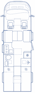 76B38E Adria Coral Supreme 670 Dl Layout
