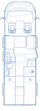 776B5A Adria Matrix Supreme 670 Dl Layout