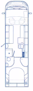 71C42E Autotrail Grande Frontier Gf88 Layout