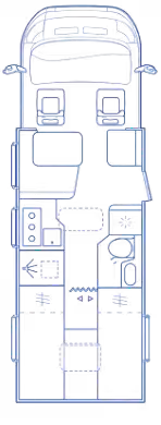 76B336 Adria Coral Supreme 670 Sl Layout