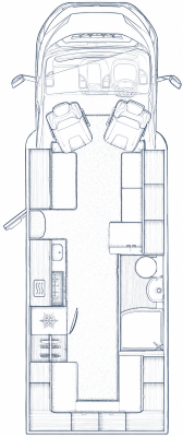 7732FA Autotrail Imala 736 Layout