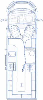 7803CA Autotrail V Line 635 Sport Layout